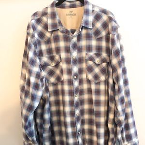 Men’s Plaid Button Down Shirt